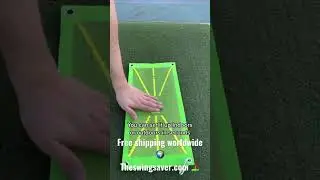 Best golf mat on the market!⛳️ #trending #golf #golftrainingaids #viral #usa #subscribe #buy #divot
