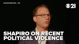 Gov. Josh Shapiro speaks on growing concerns surrounding political violence after Charlie Kirk death