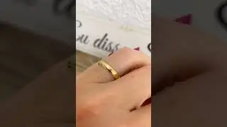Alian&ccedil;a ouro 18k abaulada 3 mm