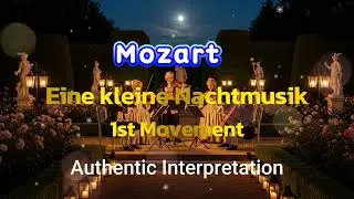 Mozart &ndash; Eine kleine Nachtmusik, 1st Movement | Authentic Classical Interpretation