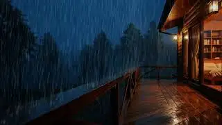 Forest Rain Sounds at Night 🌧️ | Deep Sleep & Relaxation