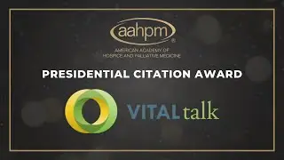 2025 Presidential Citation Award - VitalTalk