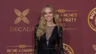 Jessica Belkin attends Darren & Richie&rsquo;s Oscar Party 2022 red carpet event