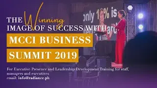 Best Motivational Speaker Philippines Toni Miranda: Image Consultant for MCCI