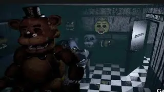 Protection against all animatronics from the FNAF movie in the FNAF 1 style