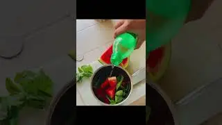 Watermellonmojito 🍉#mojitodrink #mojitolover#watermellon #summerdrink #freshmojito