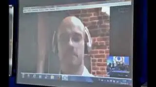 Skype-Sitzung im Deutschunterricht (I LO Świebodzin)