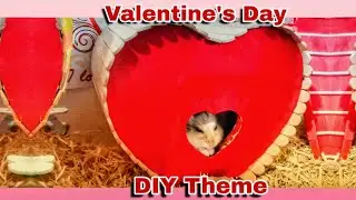 Hamster DIY Valentine Theme | Chubby Hamhams