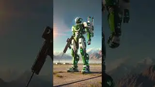 AI Transforms Army Robot into Futuristic Soldier! 🤖💥 #ArmyRobot #aitransformation