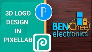 How to Make a Realistic 3D Business Logo | Combination Mark Logo Design Tutorial in PixelLab