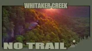499 Whitaker Creek bluff hike in the Upper Buffalo Wilderness Area with tarp on tarp action