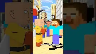 He Felt Great Happiness When He Saw Herobrine #friendship #shorts #trending #anime