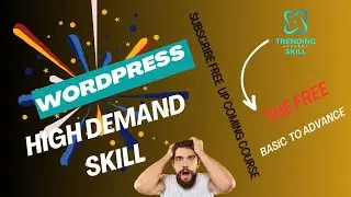 Create a website without coding in wordpress Lessons 18