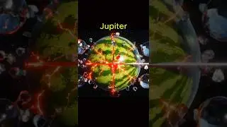 Jupiter is a GLASS Watermelon! 🌌 The Cosmic Slice You NEED to Hear! #asmr #shorts #ai #aiart #fruit