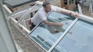 Fitting roof top caps and glazing stops - White Roof 6 | ConservatoryLand