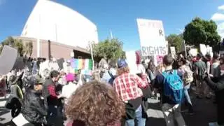 LA Women's March in 360