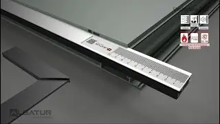Underline 0230 - Fire Resistant Exterior Mounting Under Door Guillotine Installation / 130-0230