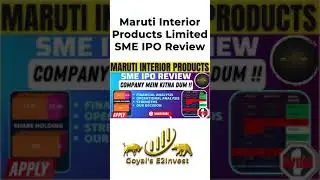 Maruti Interior Products IPO Review shorts (Apply or Avoid)