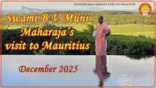 Swami Bhaktivedanta Muni Maharaja's Visit to Mauritius, December 2025.
