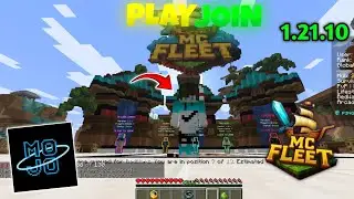 Play & Join MCFleet Server in Mojo Launcher 1.21.10 🤯 | Minecraft Java Edition