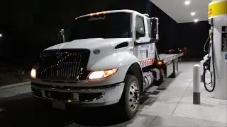 Adamson's Towing 2019 International MV & Martin's Ojai Locksmith 1999 Ford Econoline 250 #646