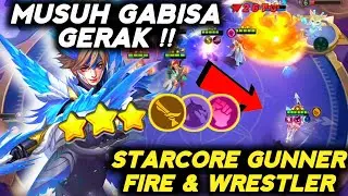 MUSUH GABISA GERAK !! KIMMY BINTANG 3 SYNERGY WRESTLER GUNNER WYRMSLAYER MAGIC CHESS MOBILE LEGENDS
