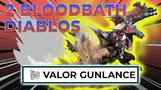 2 BLOODBATH DIABLOS | MHGU Bloodbath Diablos G5 Valor Gunlance