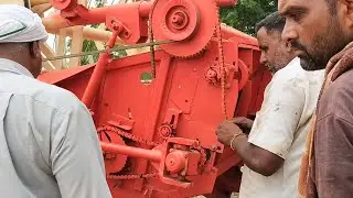 Combine harvester Cutter chain Break & repair || Sawraj 8100