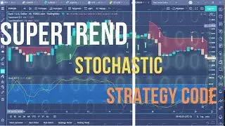 Super Trend & Stochastic indicator | coding | trading view | pine script