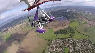 Microlight Flight: Henstridge to Wadswick & Welshpool