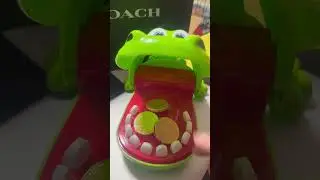 😜GOLD COINS croco treat #shortvideo #shortsfeed #satisfying #shortsviral #youtubeshorts #shorts