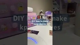 DIY HOW TO MAKE KPOP PHOTOCARD SLEEVE #kpop #kpopphotocards  #kpopplaylist #diy #creative #foryou