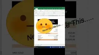 #microsoftexcel #microsoftexcels #microsoftexcel365 #microsoftexcel2019 #freemicrosoftexcel #shorts