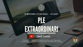 Ple extraordinari 17/04/2024
