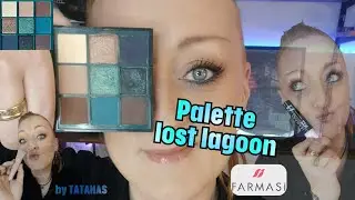 Makeup light avec la palette lost lagoon #Farmasi