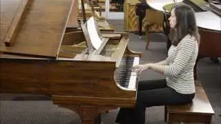 Consignment Steinway O 1922 Flame Mahogany Grand Piano