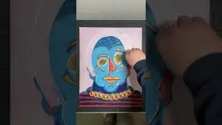 Contemporary painting process #shorts #contemporarypainting