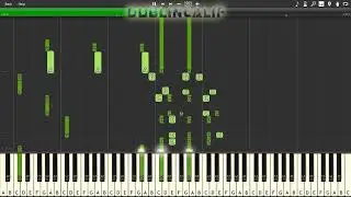Super Paper Mario - The Underwhere Theme Piano Tutorial Synthesia