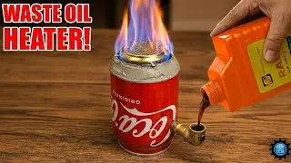 How To Make a Waste Oil Heater | Free Heating From Used Motor Oil