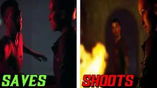 Laura Not Shooting Nick vs Laura Shooting Nick | The Quarry Comparison