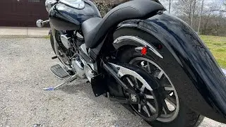 Bullet LED light install on a Yamaha Road Star Motorcycle