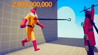 2,000,000,000 DAMAGE SKEWER vs EVERY UNIT - Totally Accurate Battle Simulator TABS