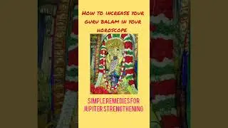 Simple remedies to increase guru balam in your life #horoscope #astrology #Remedies #jyothisham