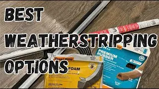 Four door weatherstripping options for door installation