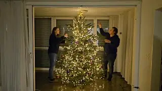 decorating our christmas tree. 🎄