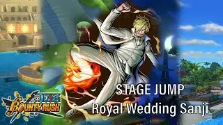 How to use Royal Wedding Sanji Skill 1 Sky Jump(SHORT CUTS) | One Piece Bounty Rush