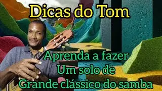 Tocando um grande clássico (solo da música Conselho) Almir Guineto