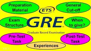 #8 GRE Exam Structure, Preparation Material, Sources, Cutoff - Verbal, Quant, AWA