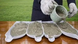 Millions Still Don&rsquo;t Know This! 😱 Easy Cement Pots From Plastic Bottles | DIY Cement Craft