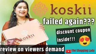 Koskii failed again???  | discount coupon inside!!! | Koskii Saree Haul | The Shopping Lady